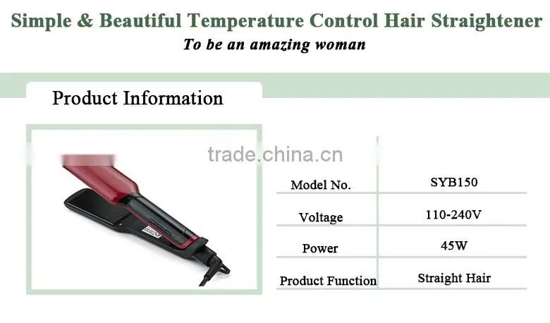 private label ceramic flat iron hair straightener type iron hair straightener
