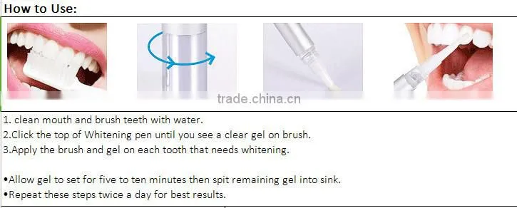 Gold and silver white pen dental care | Stain Remover gel pen