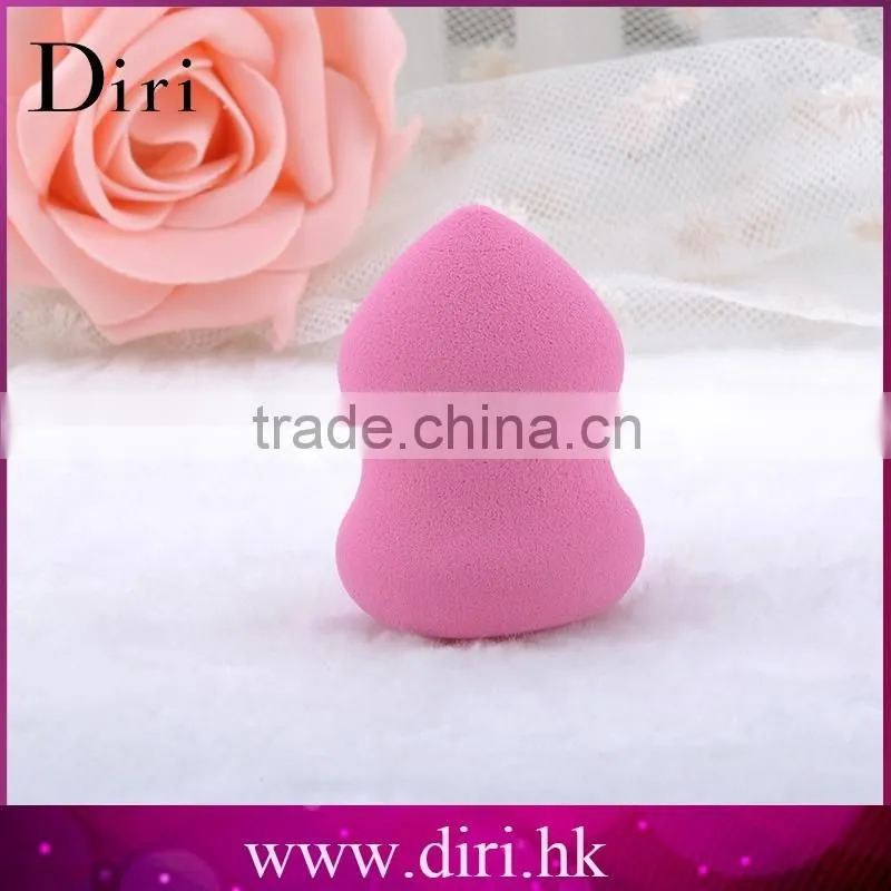 2016 Wholesale Latex Sponge pink makeup powder puff with gourd shape