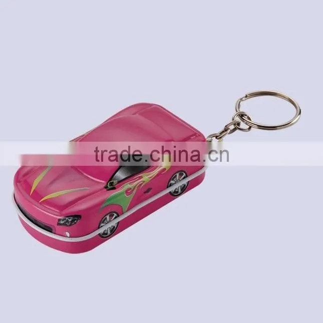 promotional wholesale round kids candy mint coin metal tin key chain
