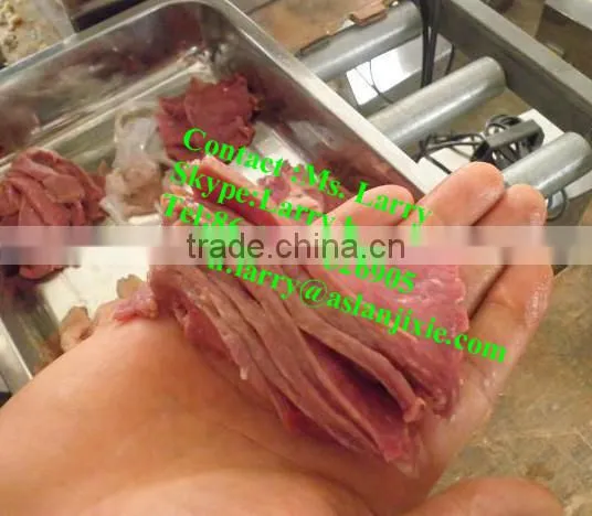 chicken meat cutting machine/meat strip cutting machine