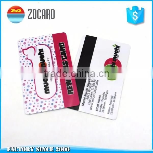 magnetic stripe contactless vip membership smart card