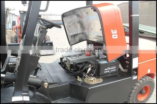 Japan Toyota engine 3 ton diesel forklift truck