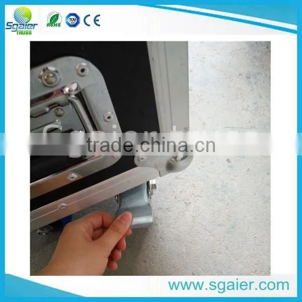 Aluminum used flight case with wheel high quality