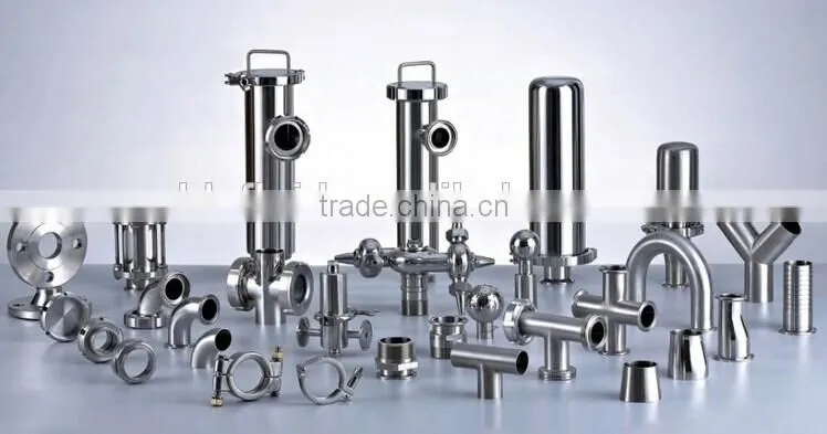 Food Grade Sanitary Stainless Steel ss304 Y Type Strainer/Filter(weld,thread,tri-clamp)