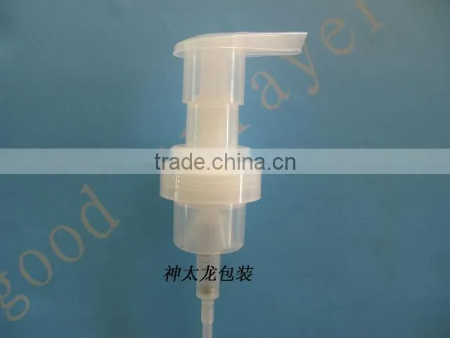 40mm plastic hand pump foam soap dispenser
