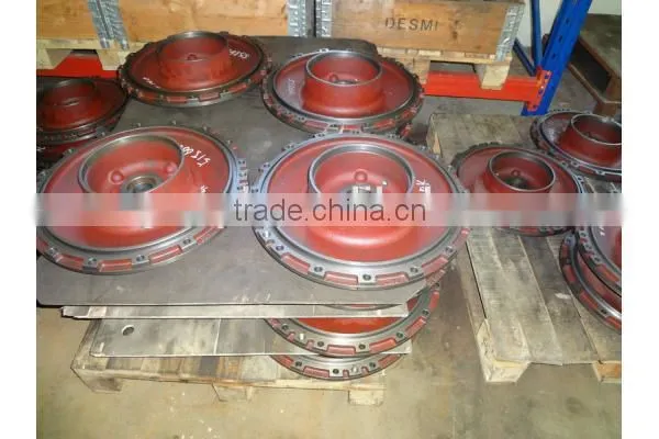 cast iron pump base and pump cover