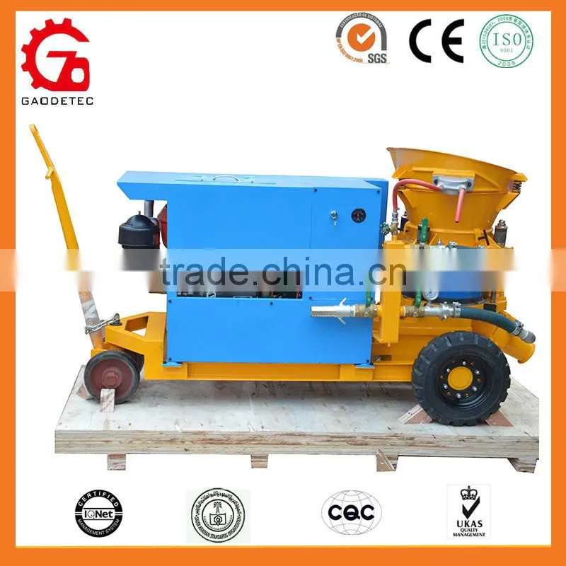 Small Sized Air Motor Drive Dry Mix Shotcrete Sprayer