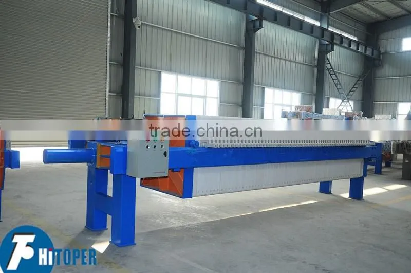Mechanical compress filter press treatment waste oil and waste water