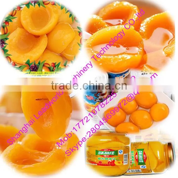 professional and hot sale canned yellow peach processing line