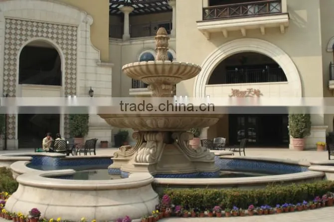 China granite water fountain bases
