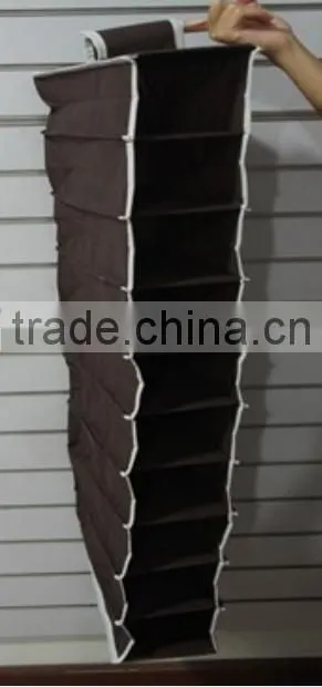 Store More Household Essentials 10-Shelf Hanging Closet Organizer
