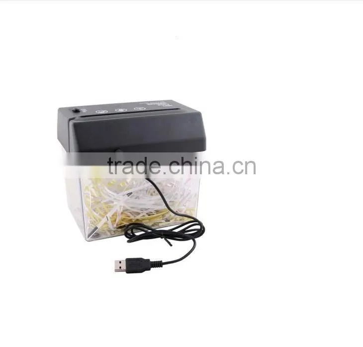 Factory Hot Cheap Wholesale Table Mini USB Paper Shredder