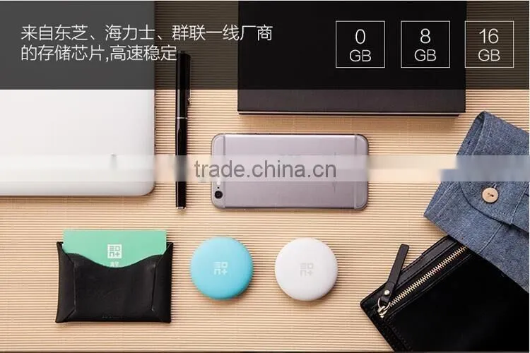 Multi-functional USB Charging Cable Mini Cookie Design 1020mAh Power Bank Build-in USB Cable