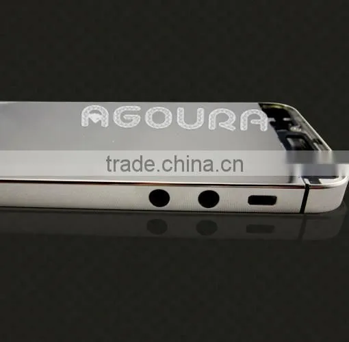 luxury 24k platinum back cover mirror housing for iphone 5s