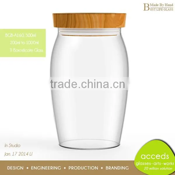 Wholesale Decorative Cheap Empty Airtight Glass Juice Jars
