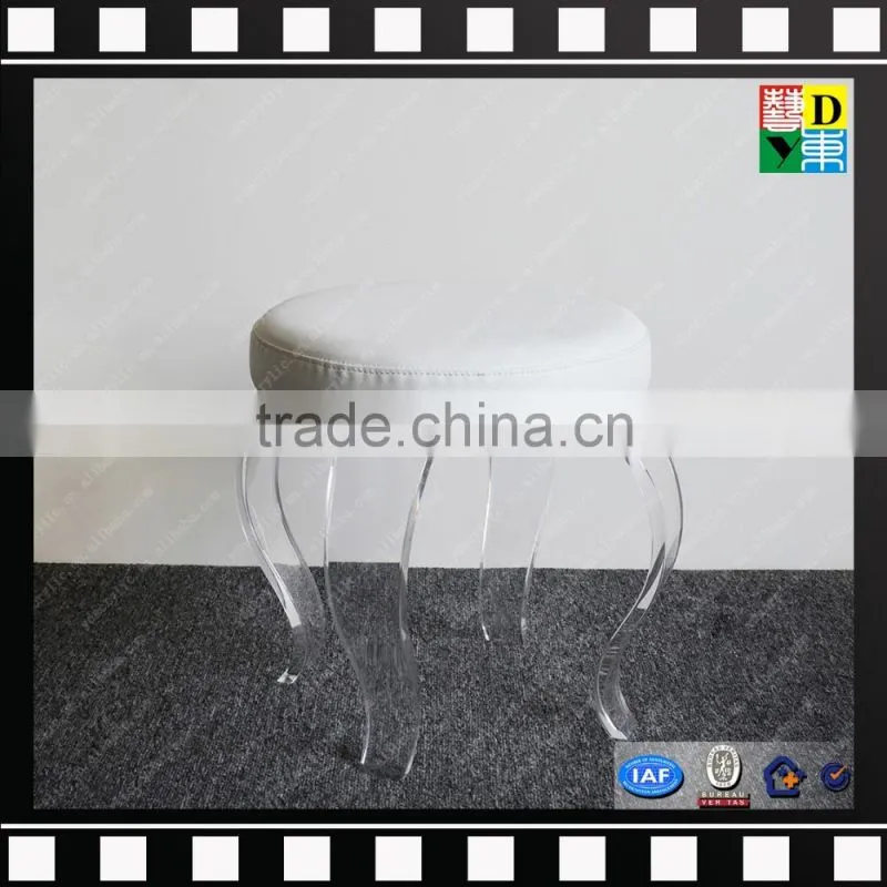 Acrylic bathroom vanity stool wholesale shower stool from shenzhen yidong