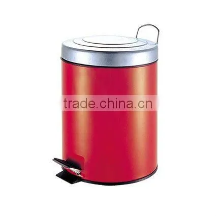 Trash Bin /Pedal Bin Set of 2 With Pink Big trash bin