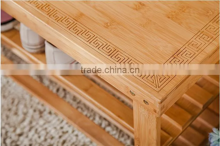 Best selling eco-friendly homemade wooden shoe racks