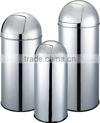 LFGB metal 13 gallon trash can