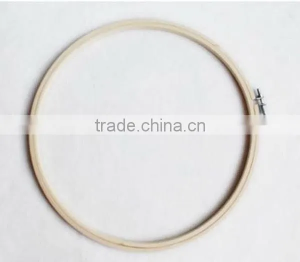 New products wholesale round bamboo embroidery hoop in needlework for promotional gifts made in china