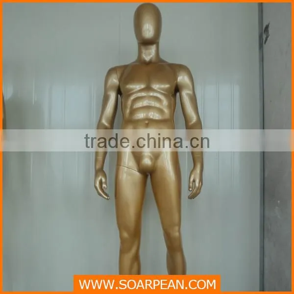 Full Body Mannequin Fiberglass Male Lifelike Mannequin