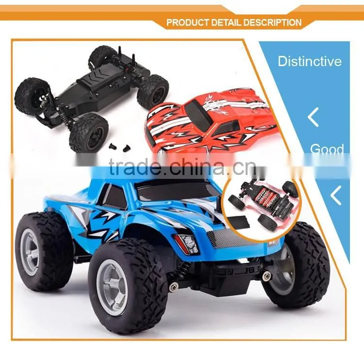 Alibaba Express em Portugues 2.4G 1:24 High Speed RC Monster Truck Children Toys Remote Control Car