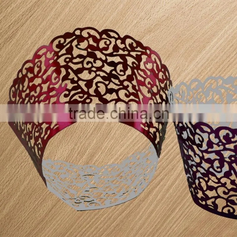 wedding paper cupcake wraps food containers cakes cups Cupcakes wraps