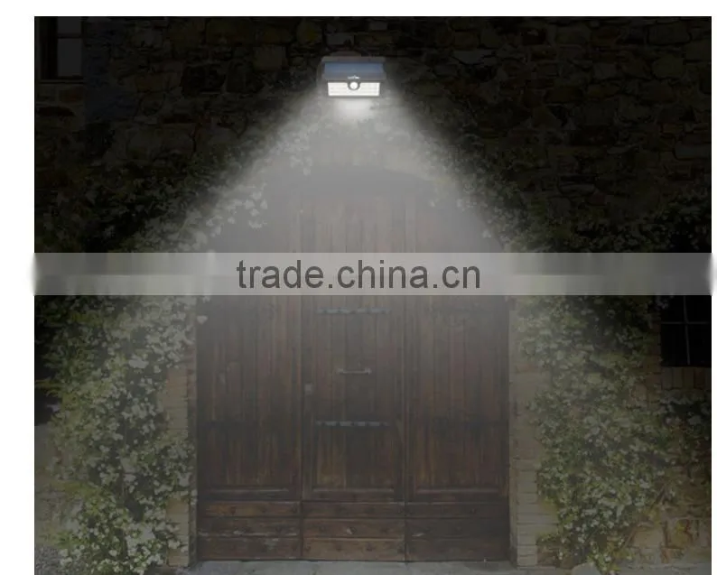 44LED Solar Panel Powered Infrared Motion Sensor Lamp Outdoor Light Garden Security Light