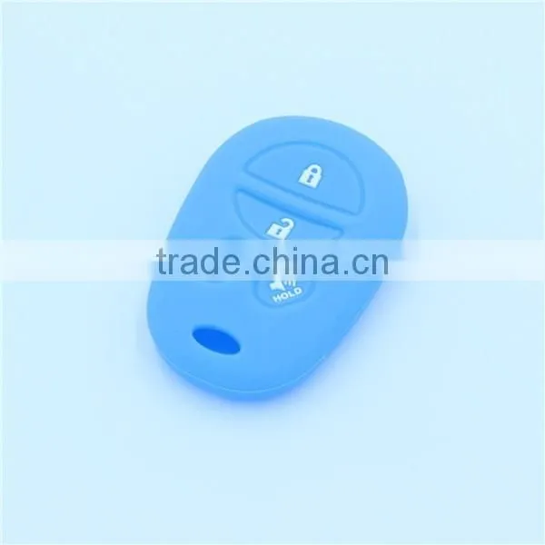 Silicone fob keys jacket fit for TOYOTA Solara Sienna Remote Key Case 4 Button