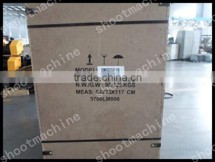 Horizontal one spindle mortising machine SMSD3216 with Motor speed 2, 860/min and Maximum tool diameter 3mm to 20mm