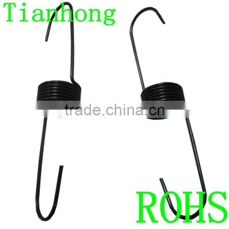 Extension springs with both ends are hooks