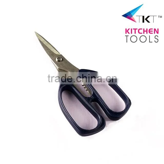 High quality plastic handle chicken bone kitchen scissors