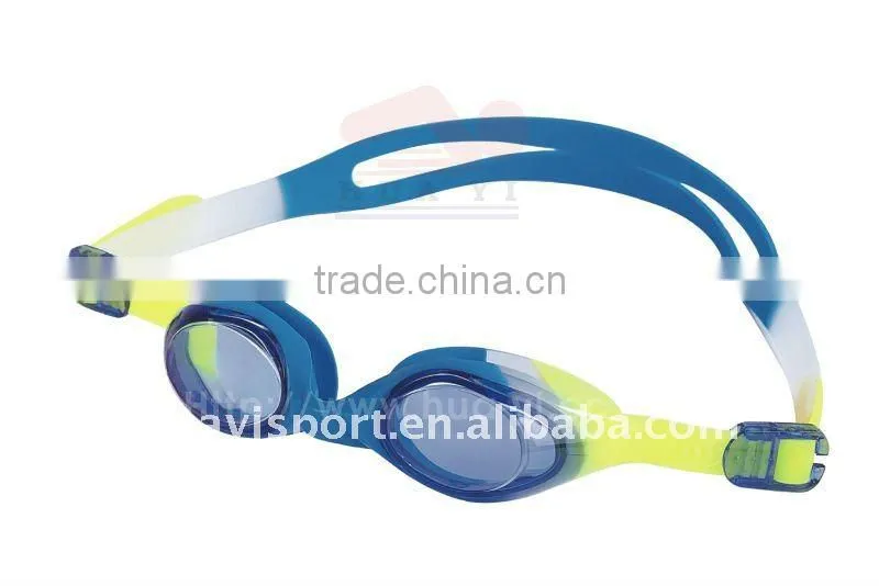 High Quality wholesale watersports kids PC durable comfortable swimming glasses