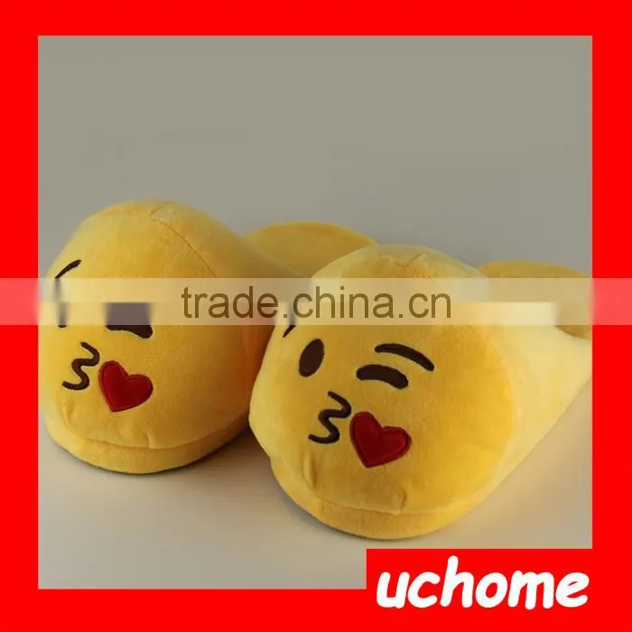 UCHOME 2016 Super Soft Material Whatsapp Emoji Slipper For Adults Plush Stuffed Pillow