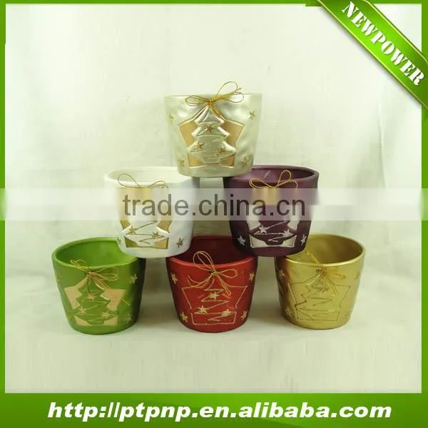 colorful home decorative garden ceramic flower pot