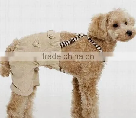 2015 qiu dong outfit pet clothing leisure's pet condole pants