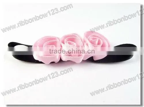 make satin ribbon flowers