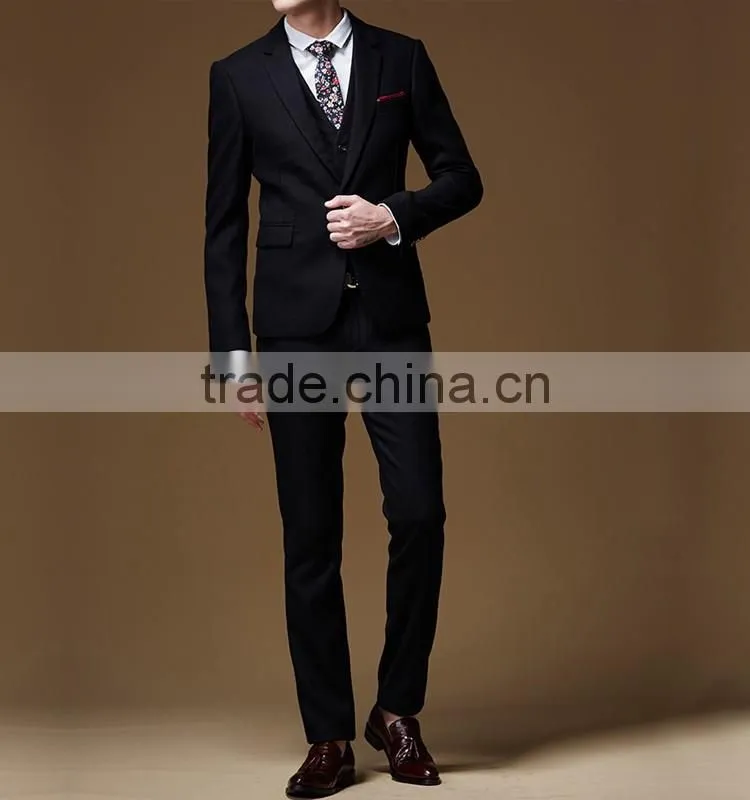 2015 latest design man clothing mens suit and price 3 piece business suit