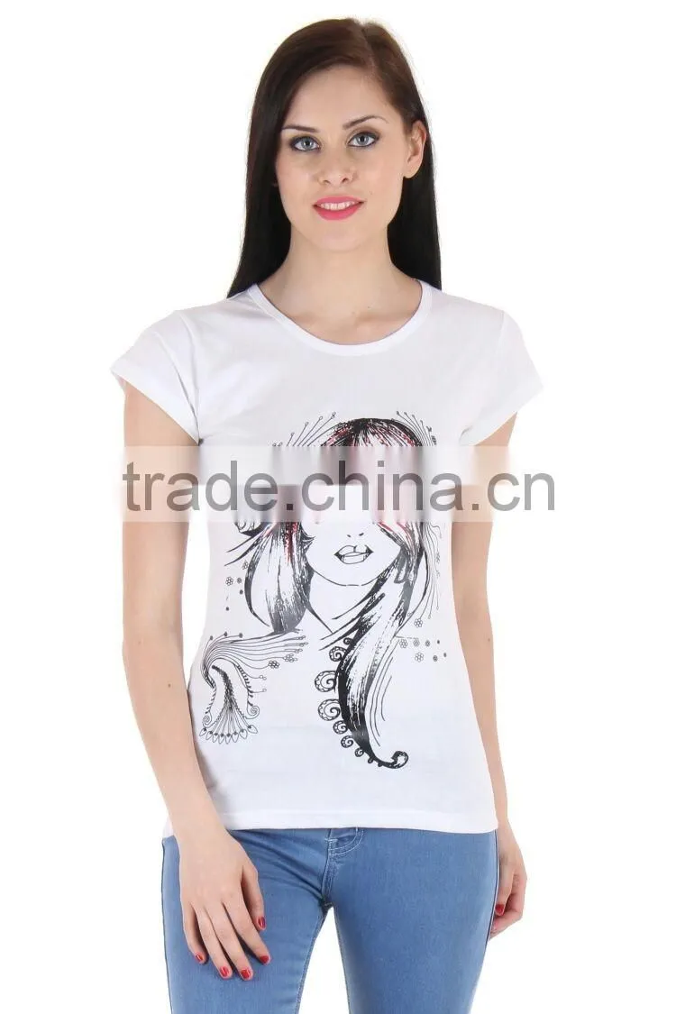 HAODUOYI Summer Woman Fashion O-neck T-shirts Street Style T-shirts Letter Print T-shirts for Wholesale