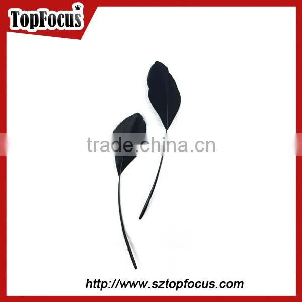 Fashion factory prices wholesale prime quality dyed goose wing feather