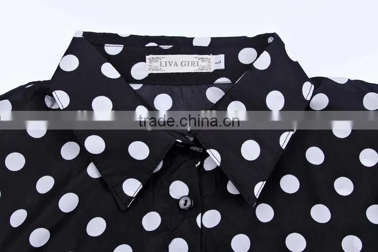 Latest Hot sell european summer 100% Cotton ladies New Design Ladies office t shirt 2015