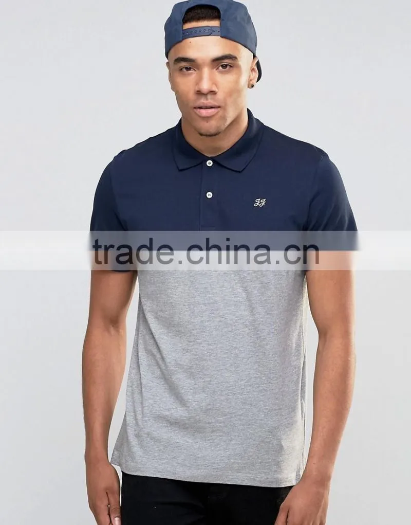 MGOO Cheap Price Custom Printing T-shirt Left Chest Printing Mens Polos Contrast Cotton Spandex Muscle Tops