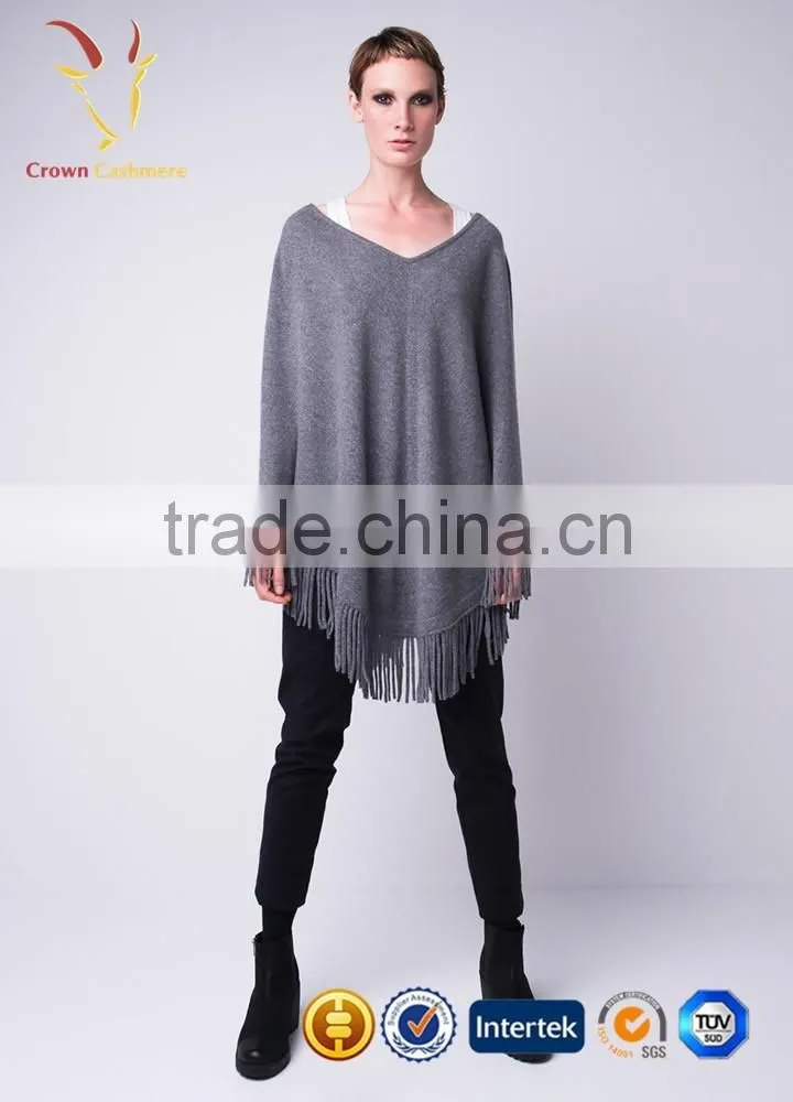 Women Fashion Knit Poncho Wool Poncho Wholesale