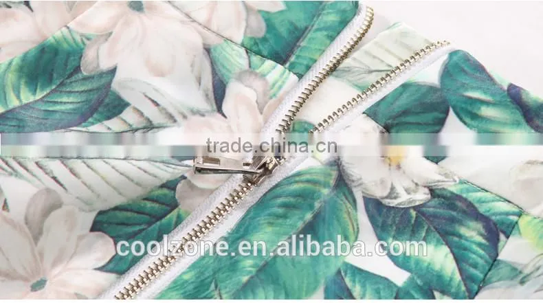 Sleeveless Summer Sexy print Slim Women's Business Suit