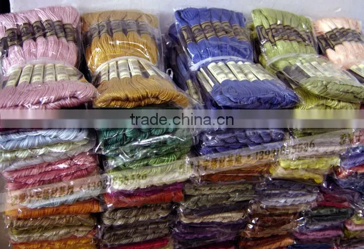 100% Egyptian long fibre Cotton 12 pieces Cross Stitch Thread