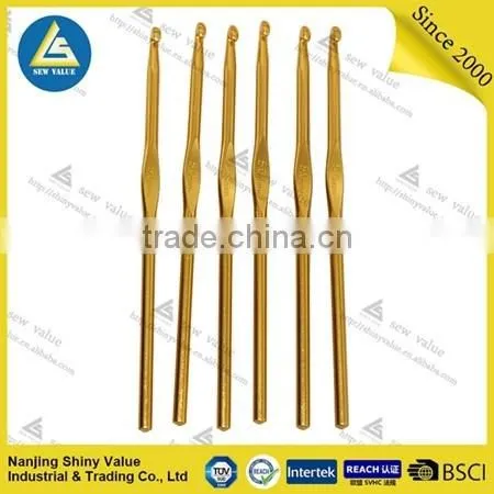 sewing accessories household golden single-head oxidized stainless crochet hook