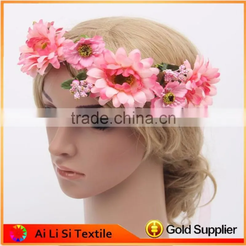 Hot Selling low price with great price bride flower headband