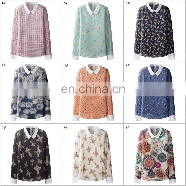 Women blouses and tops,formal chiffon blouses,modern blouses