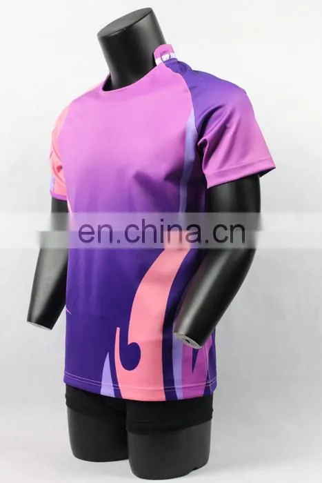 2015 high quality comfortable breathable sublimation rugby jersey